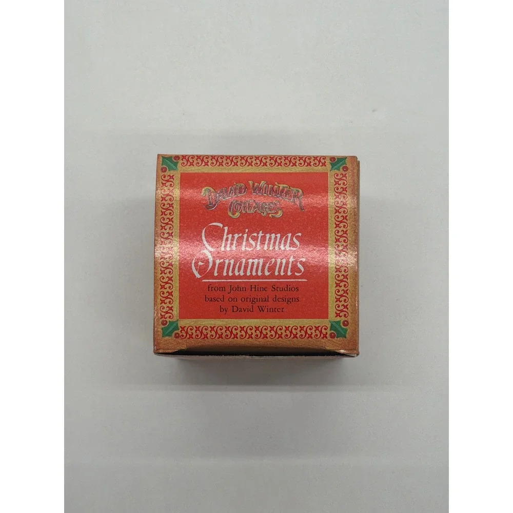 David Winter Cottages Tudor Manor House Christmas Ornament John Hine Studios NEW